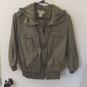 Green cargo jacket